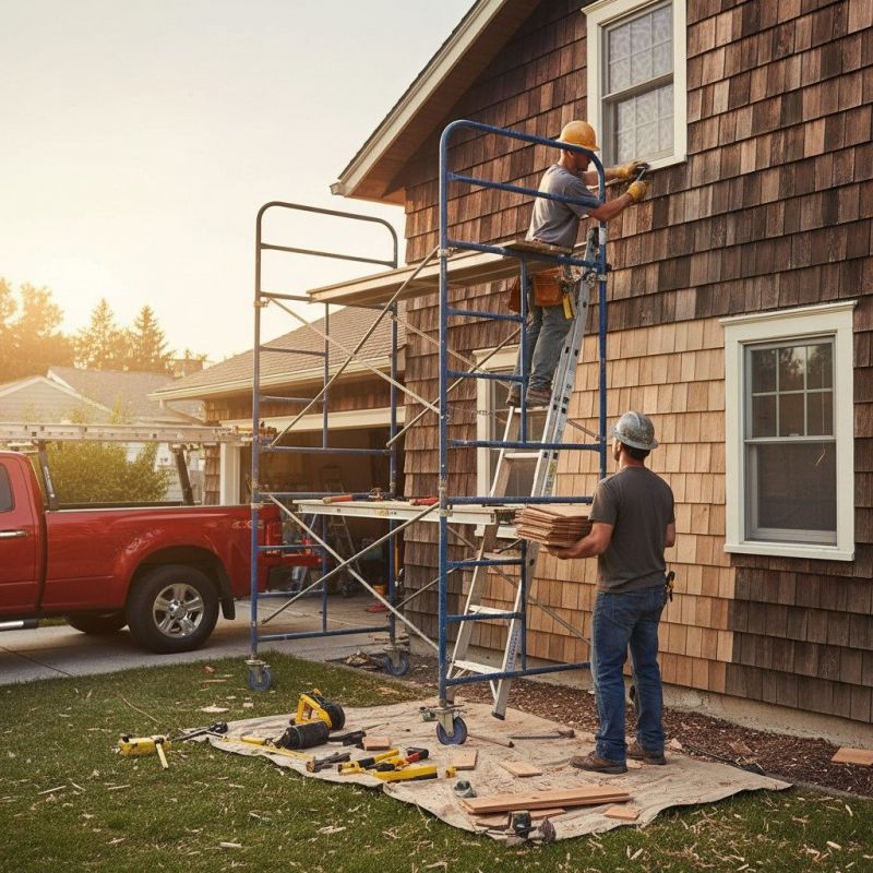 Cedar Siding Cleaning
